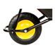 Тачка BudMonster строительная 1-колесная, 80 л, г/п 200 кг, куз.черный, рама черная, колесо пневмо 4х8'' (01-007/1)