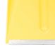 Лопата снегоуборочная пластиковая в сборе BudMonster Профи желтая 495х520 мм, с алюминиевым наконечником, черенком и ручкой