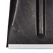 Лопата снегоуборочная пластиковая в сборе BudMonster Стандарт черная 495х520 мм, с алюминиевым наконечником, черенком и ручкой