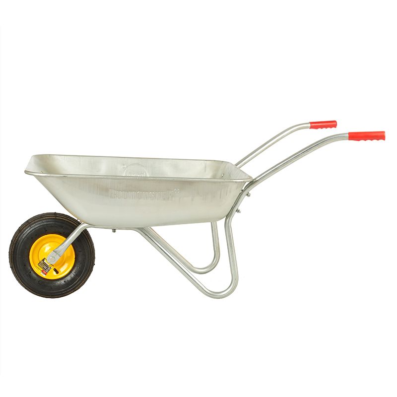 Тачка садова BudMonster 1-колісна, 70 л, 120 кг, пневмоколесо 3.5х6 (01-001/1)