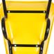 Тачка BudMonster будівельна 1-колесна, 65 л, в/п 140 кг, жовтий, лите колесо 14х4'' (01-012)