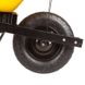 Тачка строительная BudMonster Wheelbarrow Strong 1-колесная, 100 л, 250 кг, желтый кузов, черная рама, пневмоколесо 4х8'', кузов 1.0 мм, (WB8602)