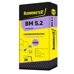 Самовыравнивающаяся смесь BudmonsteR BM 5.2, 2- 20 мм, 25 кг