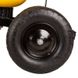 Тачка строительная BudMonster Wheelbarrow Strong 2-колесная, 130 л, 300 кг, желтый кузов, пневмоколесо 4х8'', кузов 1.0 мм, (WB7808)